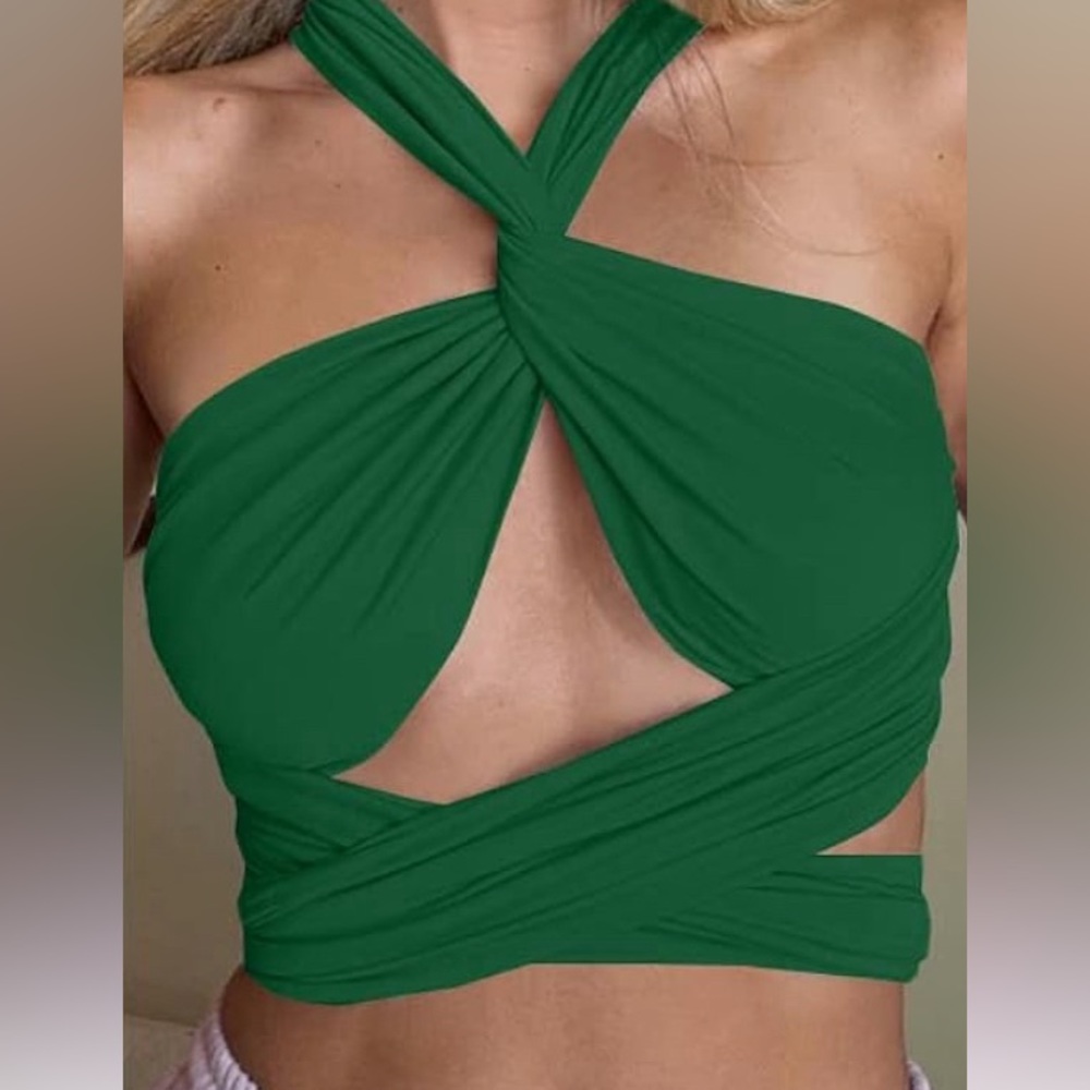 Zaful wrap around top